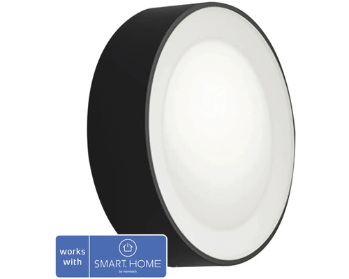 LED venkovní nástěnné osvětlení Philips Hue 17465/30/P7 Daylo RGBW IP44 15W 1200lm 2000-6500K černé kompatibilní se SMART HOME by hornbach