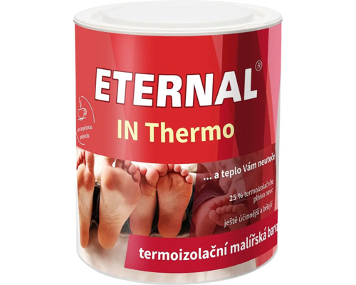 Barva na zeď ETERNAL IN Thermo termoizolační bílá 0,9 kg Kbelík Eternal In Thermo termoizolační barva