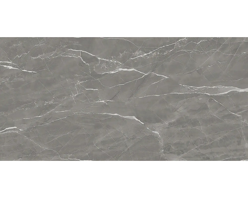 Šedá podlahová dlaždice se vzhledem mramoru