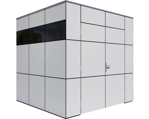 Zahradní domek s oknem a dveřmi