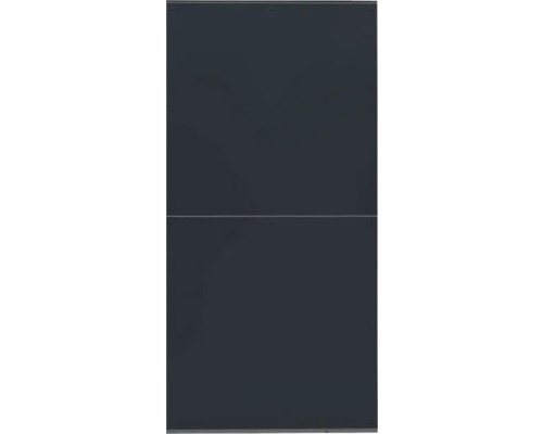 Dva panely panelového plotu z kovu