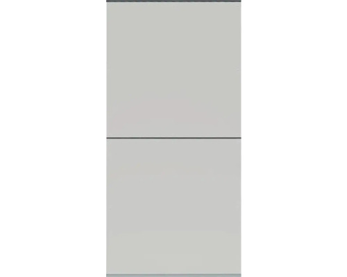 Čelní strana skříně se dvěma zásuvkami