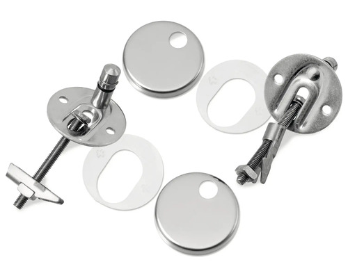 Upevňovací sada pro WC sedátka se šrouby a krycími čepičkami