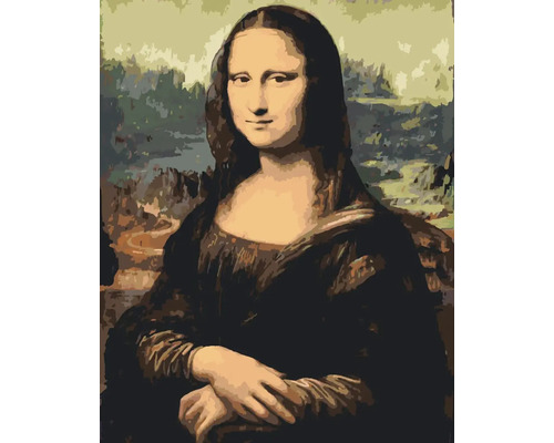 Malování podle čísel na rámu Mona Lisa 80x100 cm