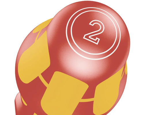 Tenisový míček s číslem 2