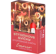 Balení dvanácti vánočních svíček na stromeček