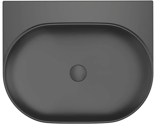 Pohled shora na oválné umyvadlo