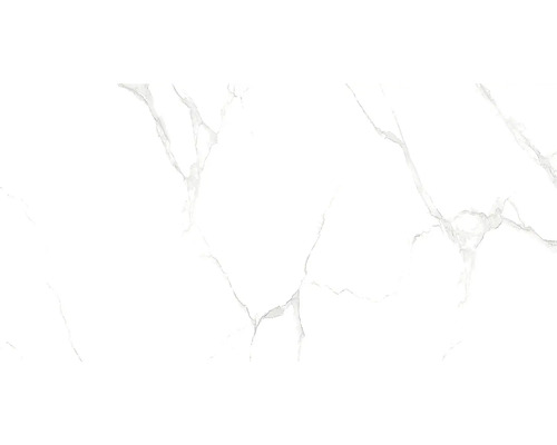 Bílá podlahová dlaždice s mramorovou strukturou