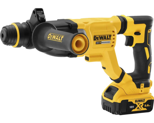 Aku kombinované kladivo DeWalt 18V DCH263P1-QW do 28 mm, včetně 1x aku1x5,0 Ah, nabíječky a kufru