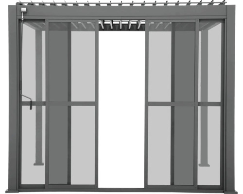 Pergola s posuvnými dveřmi pro venkovní použití
