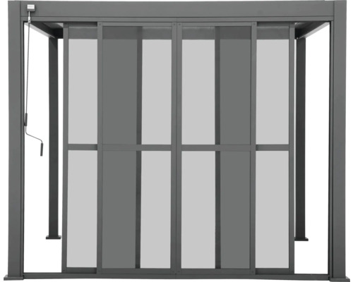 Pergola s ochranou proti větru