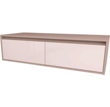 Závěsná TV skříňka se dvěma dvířky pro montáž na stěnu