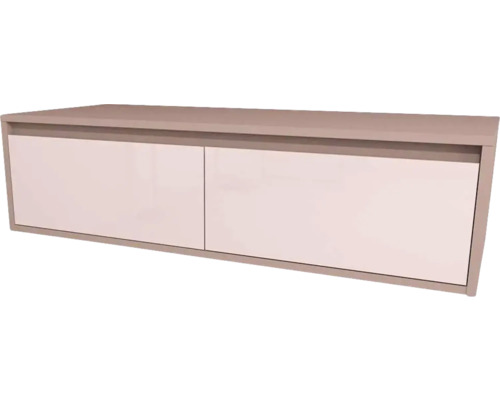 Závěsná TV skříňka se dvěma dvířky pro montáž na stěnu