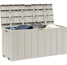 Otevřený úložný box s obsahem