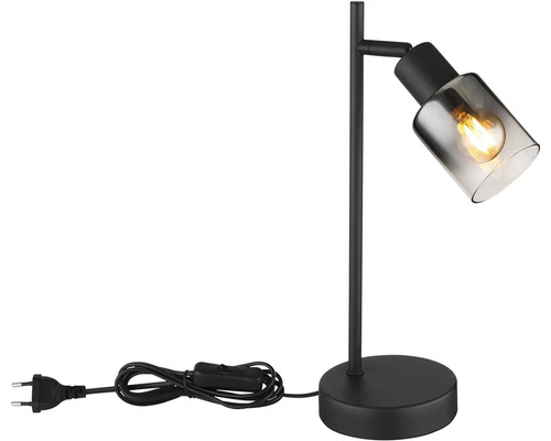 Stolní lampa se skleněným stínidlem