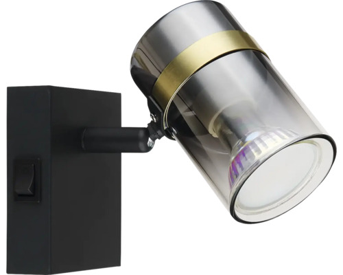 Nástěnné svítidlo s otočným bodovým světlem a LED žárovkou