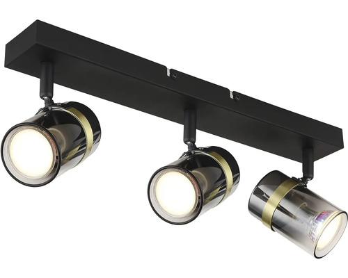 Tříbodové stropní svítidlo s otočnými reflektory