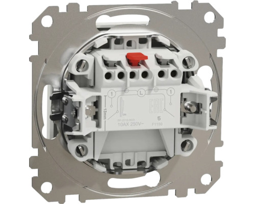 Detailní záběr vypínače světla pro instalaci