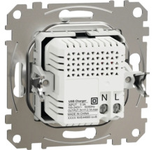 Zásuvka Schneider Electric SEDNA SDD111401 USB-A + USB-A 2,1A bílá