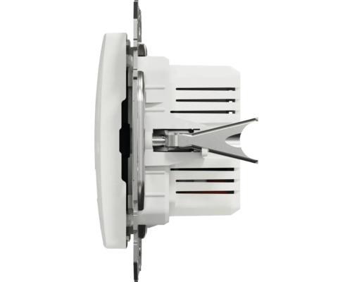 Boční pohled na spínač pro elektroinstalaci