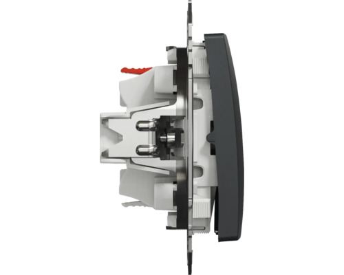 Boční pohled na vypínač světla