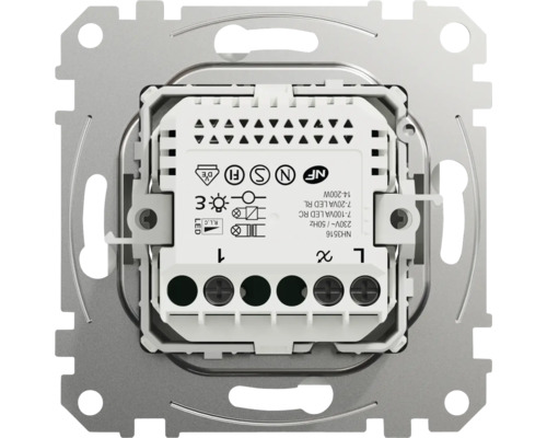 Pohled zezadu na stmívač pro sortiment e-shopu Hornbach.