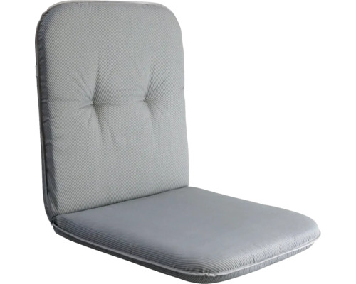 Polstr na křeslo a židli s nízkou opěrkou 95 x 49 x 5 cm Sun Garden SCALA NIEDRIG 50310-710 šedý