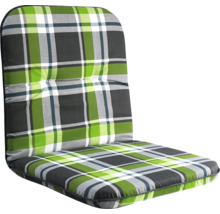 Sedák na židli s kostkovaným vzorem