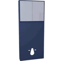 Modrá skříňka na dávkovač se dvěma dvířky