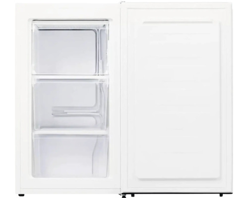 Otevřený mrazák se třemi zásuvkami