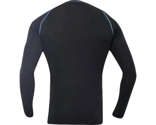 Černé funkční tričko s dlouhým rukávem