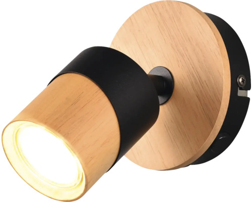 Nástěnné osvětlení TRIO TR 801170132 Aruni GU10 10W imitace dřeva