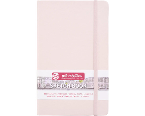 Skicák Artcreation Sketchbook 13x21 cm růžová