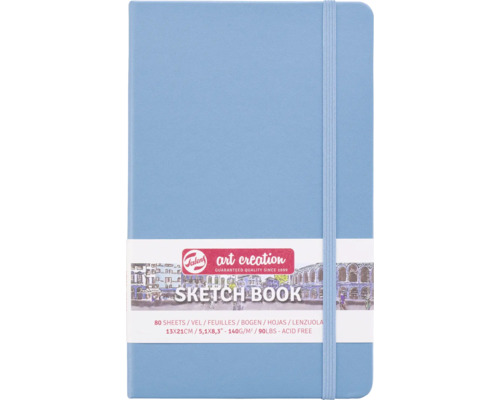 Skicák Artcreation Sketchbook 13x21 cm světle modrá