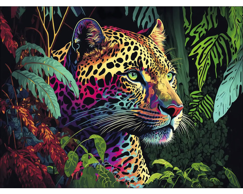 Obraz na plátně Jaguar In The Jungle II 116x84 cm
