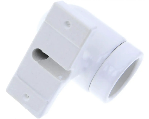 Keramická objímka žárovky úhlová