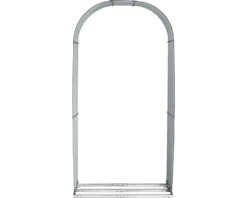 Obloukový kovový rám skleníku