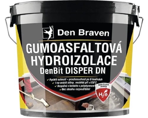 Hydroizolace gumoasfaltová DEN BRAVEN DenBit DISPER DN 10 kg