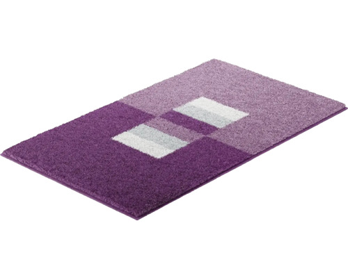 Obdélníkový koupelnový koberec s geometrickým vzorem