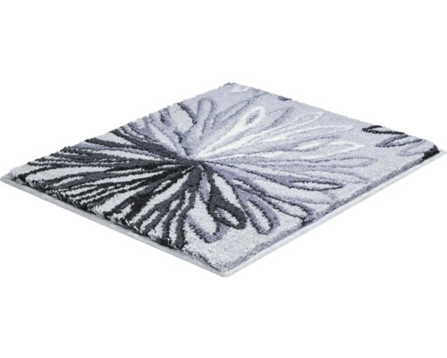 Čtvercový koupelnový kobereček s květinovým vzorem