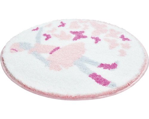Kulatý koupelnový kobereček s motivem baletky