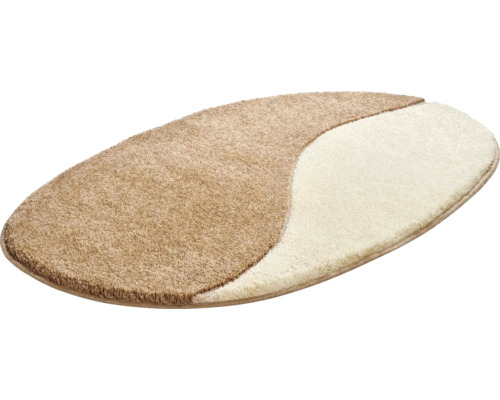 Oválná koupelnová předložka se vzorem