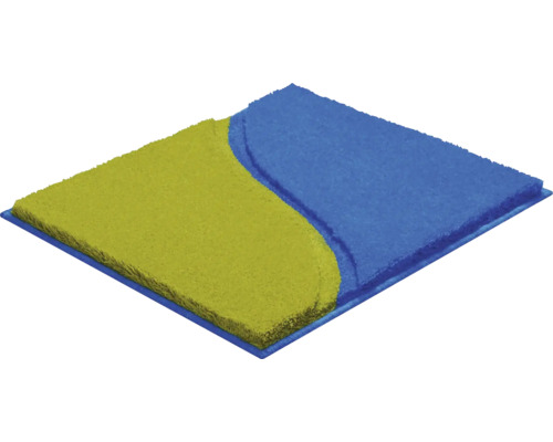 Koberec se dvěma různými barevnými plochami