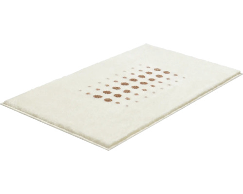 Obdélníková koupelnová předložka s tečkovaným vzorem