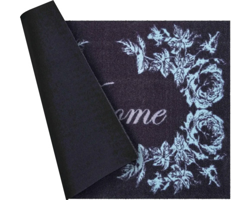 Rohožka se vzorem růží a uvítacím nápisem