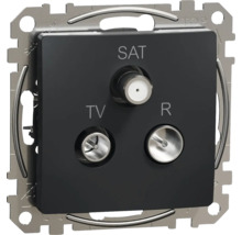 Anténní zásuvka Schneider Electric SEDNA SDD114481 TV/R/SAT koncová 4dB antracit
