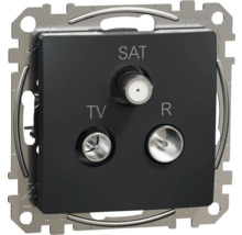 Anténní zásuvka Schneider Electric SEDNA SDD114484 TV/R/SAT průběžná 7dB antracit