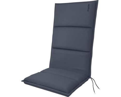 Polstr na židli a křeslo s vysokou opěrkou 119 x 48 x 6 cm Doppler CITY 4420 modrý