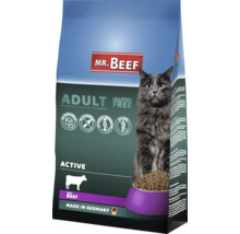 Mr. Beef suché krmivo Adult Active s hovězím masem pro kočky