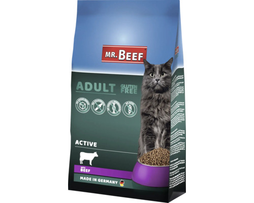 Granule pro kočky MR.BEEF Activ hovězí 3 kg